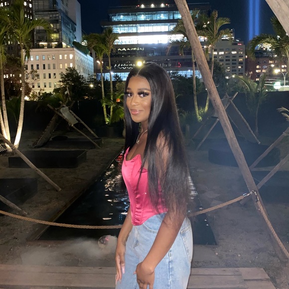 Tops | Cute Corset Top Hot Pink | Poshmark